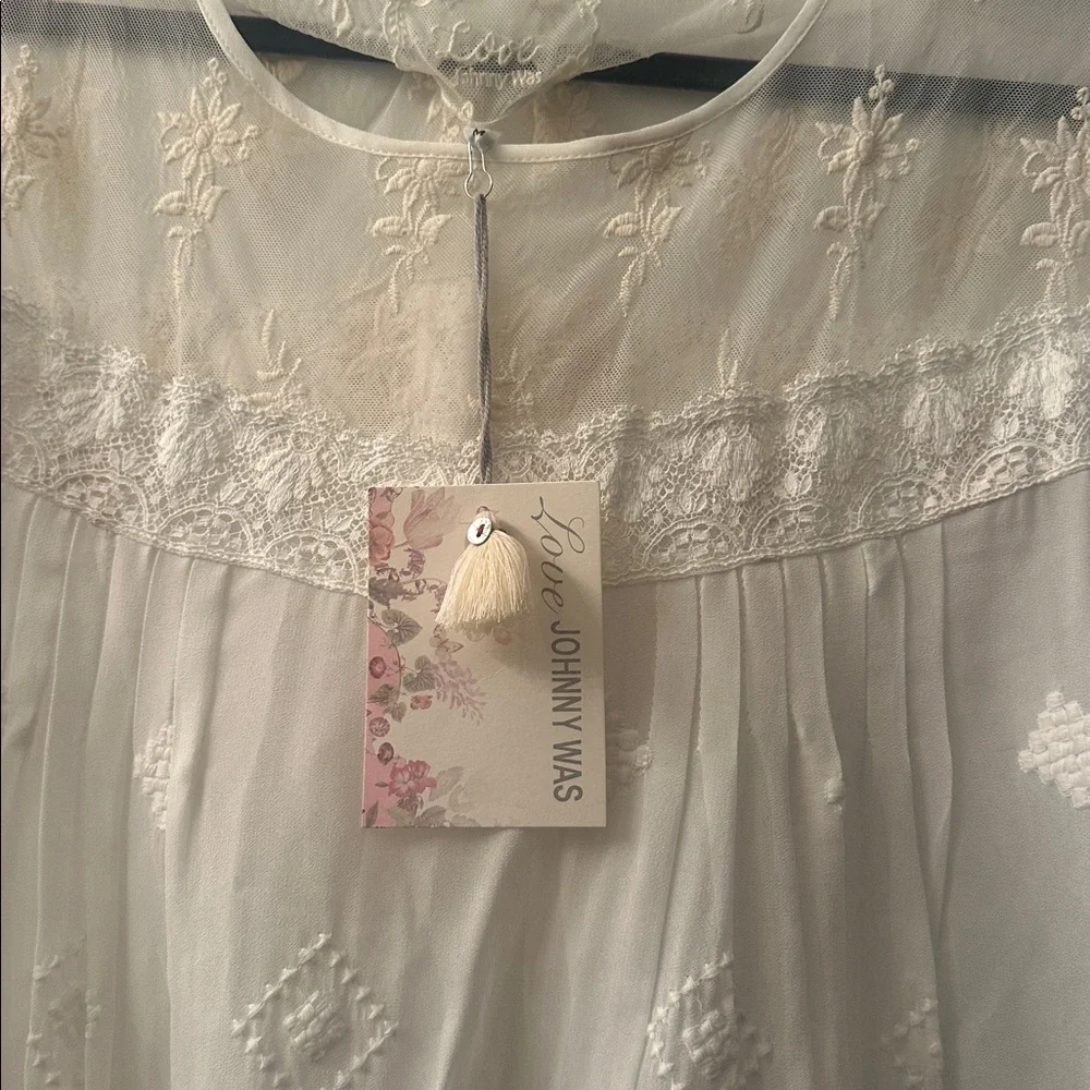 Johnny Was lace Blouse M - Picture 6 of 6